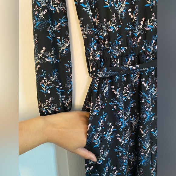 Black Floral Jumpsuit - Picture 3 of 7